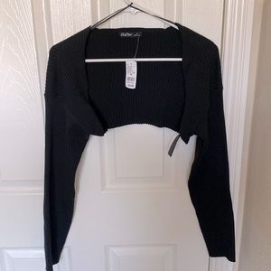 Short sweater cover up